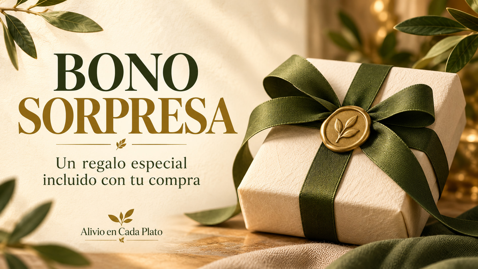 Bono Sorpresa, un regalo especial incluido con tu compra